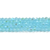 Imitation Jade Electroplate Glass Beads Strands GLAA-F029-J4mm-D03-1