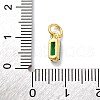 Brass Pave Cubic Zirconia Charms KK-F894-13G-03-3