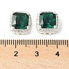 Brass Micro Pave Cubic Zirconia Beads KK-A253-20S-03-3
