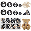   54 sets 4 Style Plastic Doll Eyes FIND-PH0018-05-1