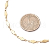 304 Stainless Steel Rhombus Link Chain Necklaces NJEW-JN05205-01-3