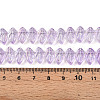 Electroplate AB Color Plated Glass Beads Strands EGLA-B004-02A-NA01-4
