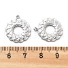 Anti-Tarnish 304 Stainless Steel Pendants STAS-R130-59P-3