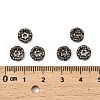 Brass Rhinestone Spacer Beads RB-A014-L8mm-01B-3
