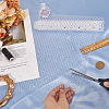Polyester Big Eye Mesh Organza Veil DIY-WH0453-61B-3