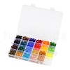 1080Pcs 24 Color Transparent Glass Bead GLAA-H026-02-1