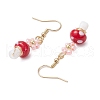 Handmade Lampwork Dangle Earrings EJEW-MZ00440-6