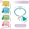 BENECREAT 32Pcs 32 Style Glass Seed Beaded Stretch Bracelets Set BJEW-BC0001-08-2