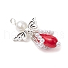 ABS Plastic Imitation Pearl Pendants PALLOY-JF03659-01-4