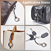 Gorgecraft 4Pcs 4 Colors Leather Keychain KEYC-GF0001-13-5