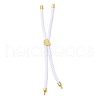 Twisted Nylon Cord Silder Bracelets DIY-B066-03G-07-1