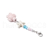 Handmade Porcelain Pendant Decorations HJEW-JM03211-01-4
