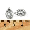 Brass Micro Pave Cubic Zirconia Charms KK-D092-04P-3