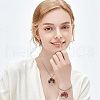 12Pcs 12 Colors Gemstone Pendants G-PH0001-33-WH-3