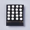 Electroplate Shell Pearl Ball Stud Earrings EJEW-I209-04-8mm-3