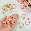 Gorgecraft 12pcs Alloy Swivel Clasps AJEW-GF0009-17-3