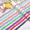 FINGERINSPIRE 30 Yards 12 Colors Chinlon Elastic Lace Trim EW-FG0001-01-5