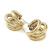 Brass Studs Earrings EJEW-K276-08G-2