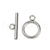 Stainless Steel Toggle Clasps STAS-C126-01B-P-1