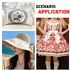 1Bundle Hollow Cotton Embroidery Flower Ribbon OCOR-FG0002-73B-7