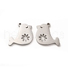 Non-Tarnish 304 Stainless Steel Pendants STAS-M089-34P-1