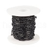 304 Stainless Steel Paperclip Chains STAS-K209-07EB-3