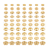   200Pcs 10 Styles Rack Plating Alloy Spacer Beads FIND-PH0020-98-7