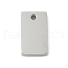 304 Stainless Steel Stamping Blank Tag Charms STAS-D365-07P-1