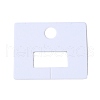 Rectangle Paper Claw Hair Clip Display Cards AJEW-A052-10-2