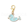 Alloy Enamel Pendant Decorations HJEW-JM03296-4