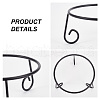 Iron Crystal Ball Base Display Stand AJEW-WH0258-745B-3