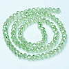 Electroplate Glass Beads Strands EGLA-A034-T2mm-B17-2