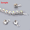 Brass Rhinestone Cup Chain CHC-S8-G-1-2