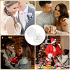 Velvet Cover Plastic Couple Ring Box VBOX-WH20001-02A-5