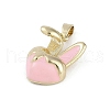 Brass Enamel Pendants KK-Z078-11G-2