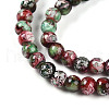 Baking Painted Glass Beads Strands X1-DGLA-N003-4mm-A09-4