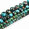 Baking Painted Glass Beads Strands X1-DGLA-N003-10mm-B08-2