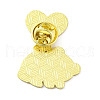 Newly-married Theme Enamel Pins JEWB-E039-01LG-01-3