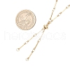 304 Stainless Steel Flat Bar Link Chain Necklace Making AJEW-JB01348-01-2