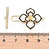Brass Toggle Clasps KK-N054-151G-3