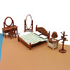 Plastic Bedroom Mini Model PW-WG19CA9-01-1