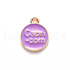 Alloy Enamel Pendants ENAM-S124-01A-01E-3