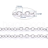 Tarnish Resistant 304 Stainless Steel Cable Chains CHS-F006-02A-P-3
