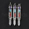 Chakra Theme Natural Quartz Crystal Big Pendants G-I322-06P-05-1