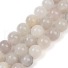 Natural Pink Rabbit Hair Rutilated Quartz Beads Strands G-H093-B05-10mm-2