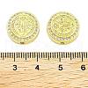 Rack Plating Brass Micro Pave Clear Cubic Zirconia Beads KK-NH0001-10B-G-3
