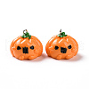 Halloween Opaque Resin Pendants RESI-D063-14C-1