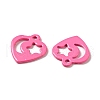 Spray Painted 201 Stainless Steel Charms STAS-G304-15D-2