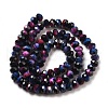 Natural Rainbow Tiger Eye Beads Strands G-NH0002-D02-02-3