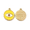 PVD Vacuum Plating 201 Stainless Steel Enamel Pendants STAS-J401-VC839-1